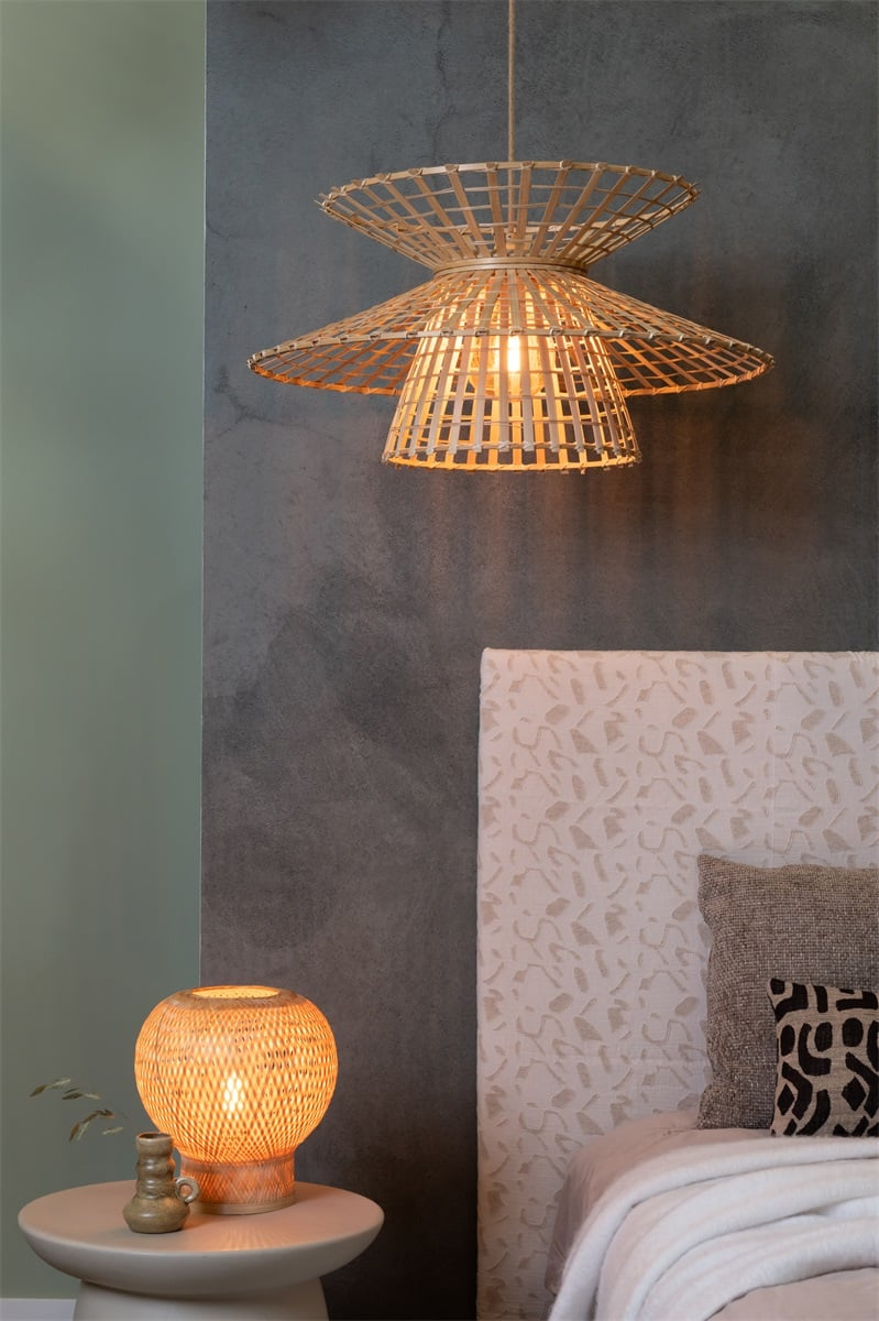 Suspension Machu Picchu en bamboo au design naturel par Good & Mojo